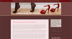 Desktop Screenshot of addictedtoheels.com
